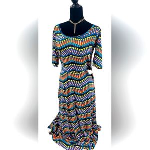 LuLaRoe "Ana" Maxi Dress.  Size: Large
